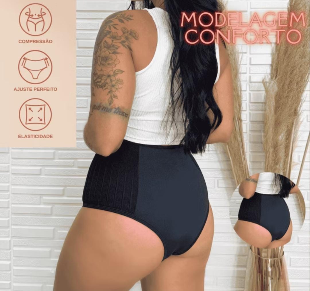 Kit com 5 Calcinhas Anti-Culote Xou