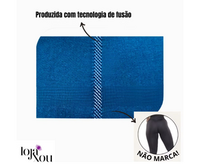Kit 5 Calcinhas Cós Alto Sem Costura Corte a Laser