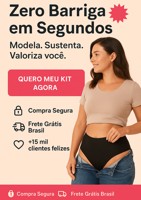 KIt calcinhas zero barriga