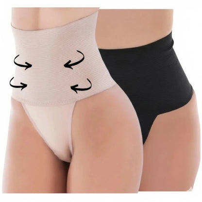 Kit 2 Cintas Modeladoras Femininas Estilo Calcinha Alta Compressão Xou