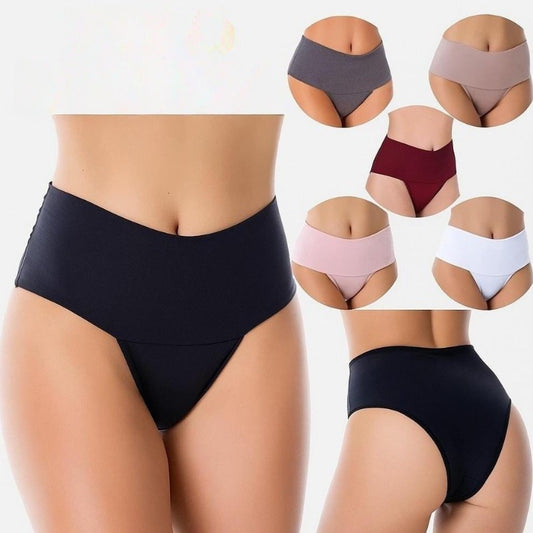 Kit 5 Calcinha Modeladora Zero Barriga Sem Costura que Não Marca