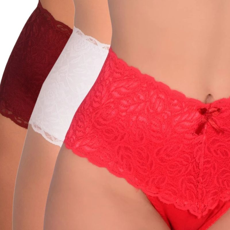 Kit 5 Calcinha Renda 