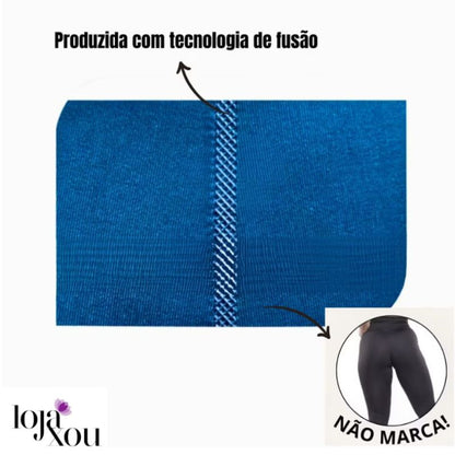 Kit 5 Calcinhas Cós Alto Sem Costura Não Marca