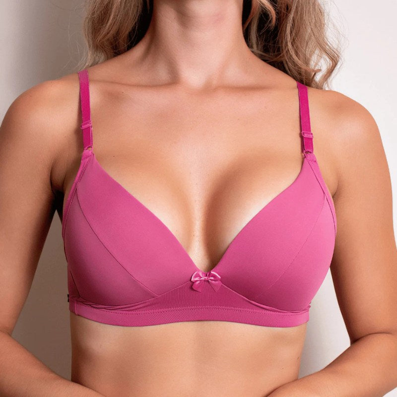 Kit Sutiã Elegance Comfort Kit 2 Rosa