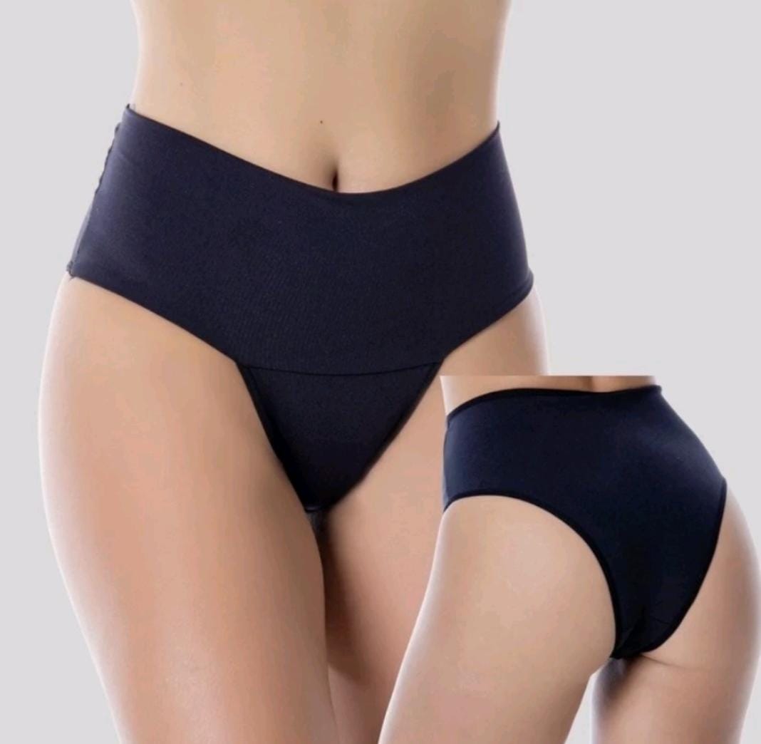 Calcinha Zero Barriga cor preta - Não marca e não enrola
