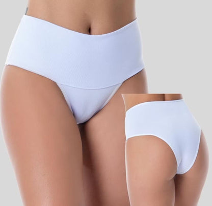 Calcinha Zero Barriga cor branca - Kit com 3, 5 ou 10 unidades