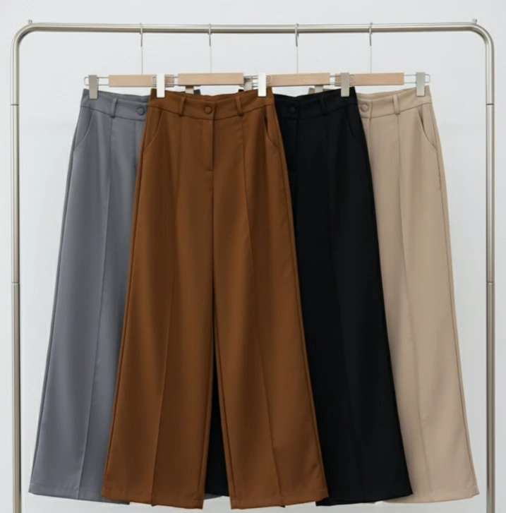 Calça Pantalona Alfaiataria Premium Cintura Alta | Xou Original Compre 1 Leve 2