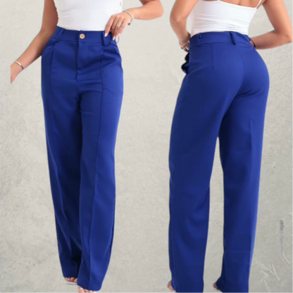 Calça Pantalona Alfaiataria Premium Cintura Alta | Xou Original Compre 1 Leve 2