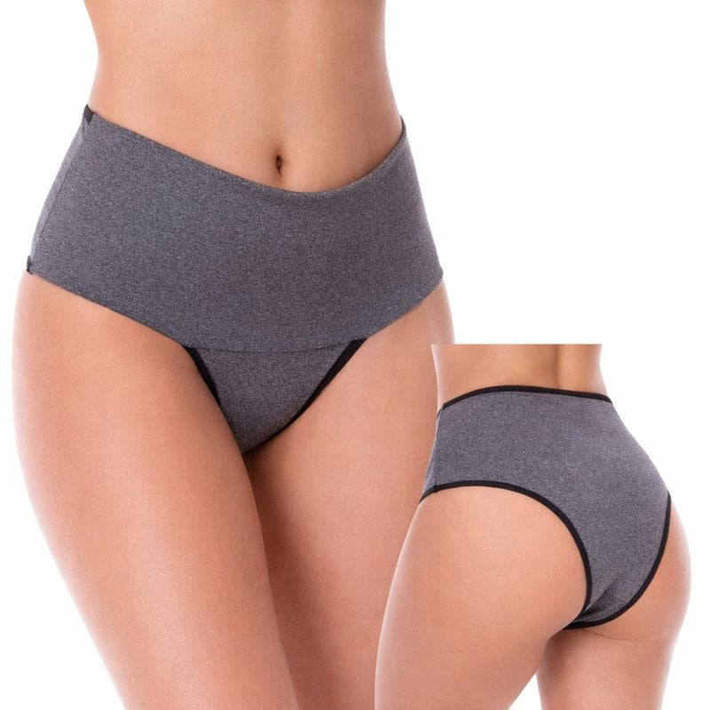 Calcinha Zero Barriga cor cinza -não marca 